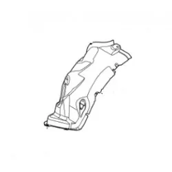 RANGE ROVER EVOQUE wheel house splash shield lh front