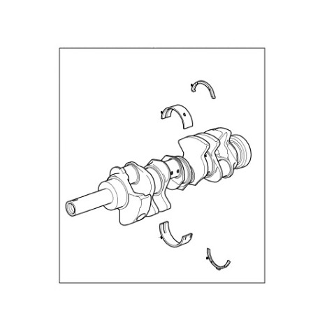 L322 V8 4.4 reconditioned crankshaft