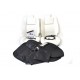 Black leather seat trim cover kit - front - DEFENDER - exmoor trim