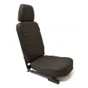 Front centre seat with headrest for DEFENDER - black leather