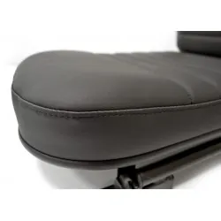 Front centre seat with headrest for DEFENDER - black leather