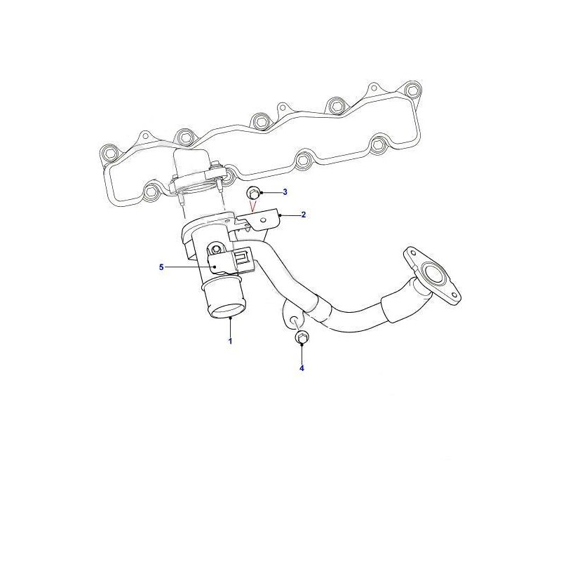 Sensor Luftmenge (Luftmassenmesser) Defender Td4