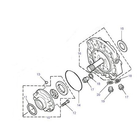 DISCOVERY 2 auto gearbox oil O'ring