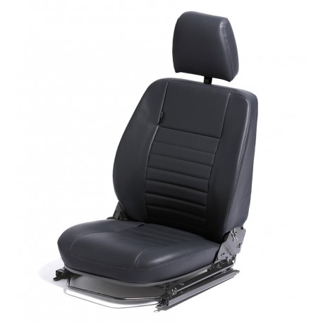 Front seat RH for DEFENDER - Black vinyl