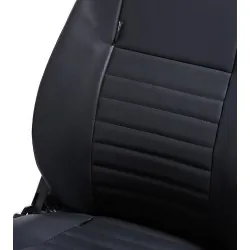Front seat RH for DEFENDER - Black vinyl