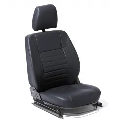 Front seat LH for DEFENDER - Black vinyl