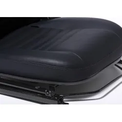 Front seat LH for DEFENDER - Black vinyl