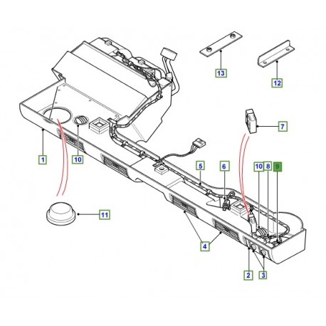 DEFENDER TD5 air cond switch assy