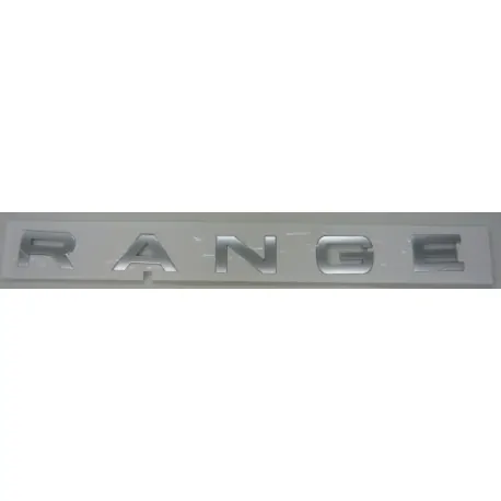 RANGE sticker for EVOQUE name plate