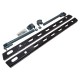 DEFENDER 90 BOWLER black lightweight sill protectors