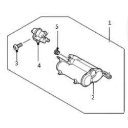 Absorbeur de vapeurs de carburant de RANGE ROVER SPORT V8