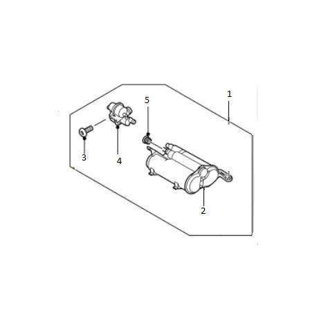 Absorbeur de vapeurs de carburant de RANGE ROVER SPORT V8