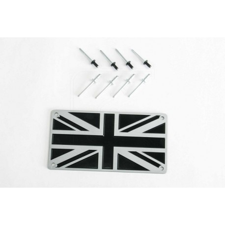 Plaque métal Union Jack 18 cm x 9.3 cm