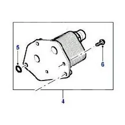 Refroidisseur d'huile moteur de FREELANDER 1 TD4