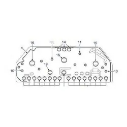 FREELANDER 1 bulb 3.4w T10 for dashboard