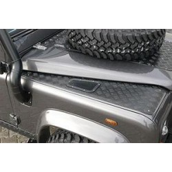 Black chequer plates wing top Defender EX-TEC