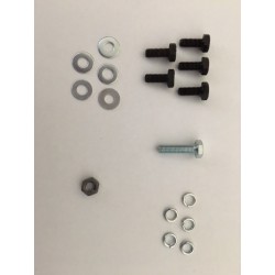 Screw set for swivel housing oil seal retainer