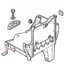 FRELANDER 1 2.0 TD/1.8 petrol battery tray assy