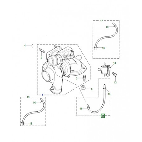 Durite de wastegate / Turbo TD5