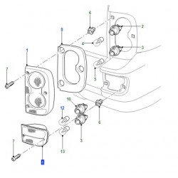 BULB HOLDER DOUBLE POLELAMP REAR FOR FREELANDER 1