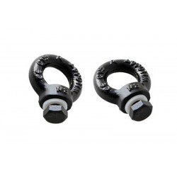 Roof rack tie down rin - set of 2 - BLACK