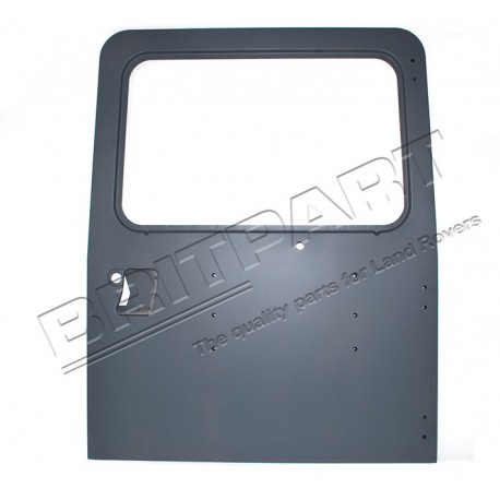 DEFENDER 90/110 TAILGATE ASSY WITH SPARE WHEEL CARRIER HOLES.