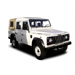 DEFENDER110 TD5 CREW CAB sand stayfast with side windows