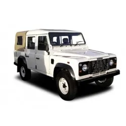 DEFENDER110 TD5 CREW CAB sand stayfast with side windows
