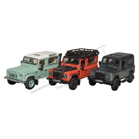 Defender Heritage set - Die-cast 1:76 scale model