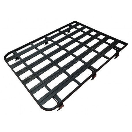 DEFENDER 110-130 crewcab ALUMINIUM BLACK ROOF RACK