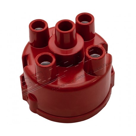 2.25 and 2.5 petrol engine distributor cap - red