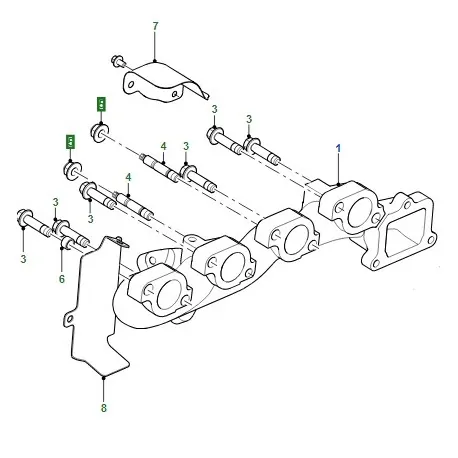 DEFENDER 2.2 TD4 PUMA heatshield.