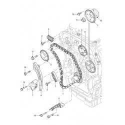 Pignon de commande d'arbre à cames de DEFENDER 2.4 - 2.2 TD4 - GENUINE