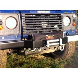 Heavy duty steel winch bumper for DEFENDER with air-cond DA5623
