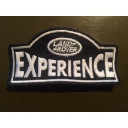 Ecusson LAND ROVER EXPERIENCE - Noir et blanc