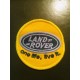 Ecusson rond LAND ROVER one life - Jaune, vert et argent