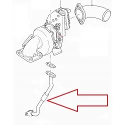 HOSE OIL RETURN DEFENDER TD4 Puma 2.4L OEM