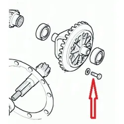 VIS COURONNE DIFFERENTIEL -LR Genuine