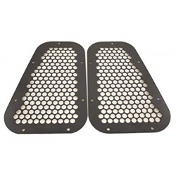paire Bearmach Land Rover Defender Aile Haut ventilation en acier inoxydable BA 3900