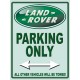 Land rover LR on the farm metal sign 30x40cm