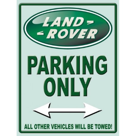 Land rover LR on the farm metal sign 30x40cm