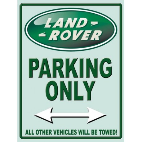 Plaque Range Rover en métal
