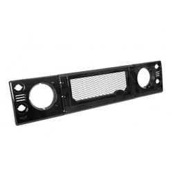 Kit calandre + entourages de phare KBX pour DEFENDER - Noir + grille noire