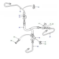 Durite rigide d'embrayage de DEFENDER - GENUINE