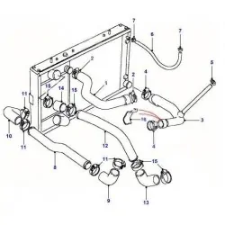 DEFENDER 200 TDI turbo hose