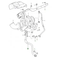 DEFENDER 2.2 TD4 PUMA turbo heat shield - GENUINE