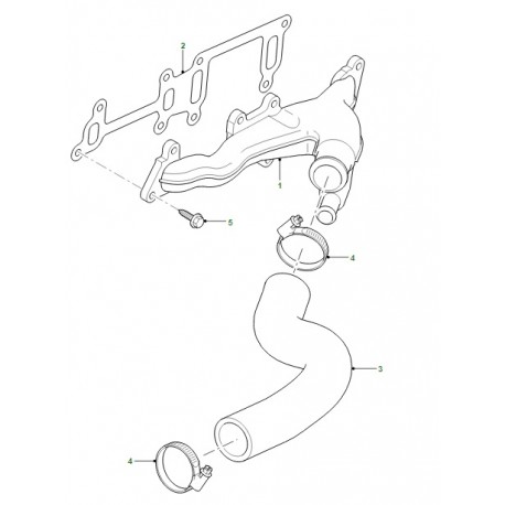 DEFENDER 2.4 TD4 PUMA manifold water