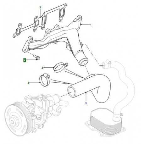 DEFENDER 2.2 TD4 PUMA manifold water