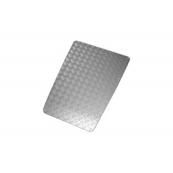 3 MM SILVER BONNET CHEQUER PLATE FOR DEFENDER