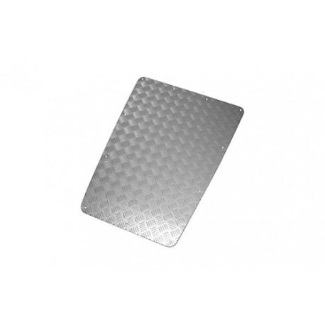 3 MM SILVER BONNET CHEQUER PLATE FOR DEFENDER
